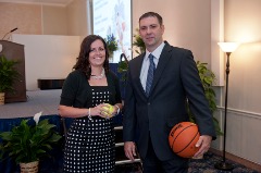 At the 2012 Columbia College Hall of Fame induction ceremony.